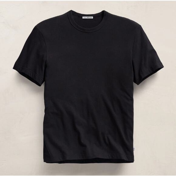 James Perse LA Men's Black Short Sleeve Crew Neck Tee Size 1 - Picture 2 of 9